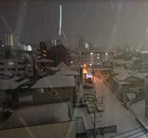 久しぶりの積雪