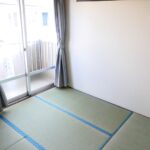 開口部の広い明るい6畳和室