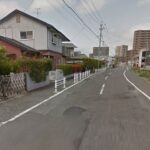 駐車場前面道路