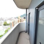 西側サービスバルコニーの様子