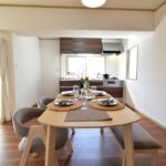 キッチンとダイニング付近の取り回し