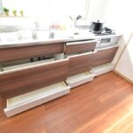 収納力に優れたシステムキッチン