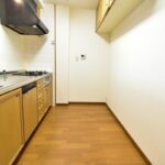 ゆとりあるキッチン内スペース