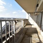 ゆとりある広さのバルコニー・外部水栓もあり