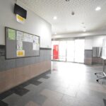 エントランスホール<br />
美しく管理されたエントランスホール内