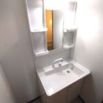 【洗面化粧台】洗面化粧台は昨年10月に交換済みです♪