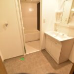 美しくリフォームされた洗面脱衣室