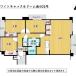 4LDKからゆとりあるリビングの3LDKへ間取りプランを変更しています♪