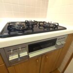 【キッチン】３口ビルトインコンロ・今年３月に交換済みです♪