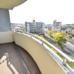 北側バルコニー