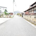 南西側接道状況・公道幅員約5.1ｍ