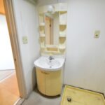 洗面化粧台・洗濯機置場