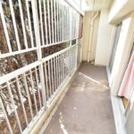 明るくゆとりある広さの南側バルコニー