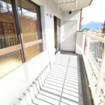 明るくゆとりある南面バルコニー