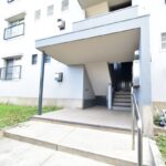 居住部分入口付近