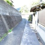 前面道路状況1（公道幅員約1.7ｍ）